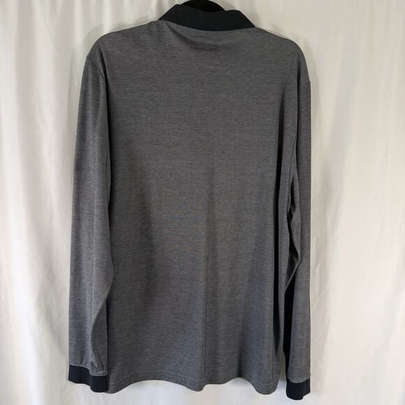 Travis Mathew Nicklaus Golf Club Polo Men's Large Grey Long Sleeve Collared - Picture 10 of 10